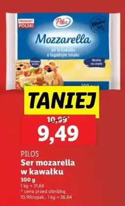 Lidl Ser mozzarella w kawałku Pilos oferta
