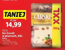 Lidl Ser Carski w plastrach XXL Pilos oferta