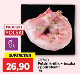 Lidl Tuszka z podrobami Polski królik Rzeźnik oferta