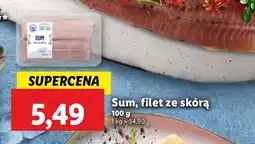 Lidl Ryba sum filet ze skórą Lidl oferta
