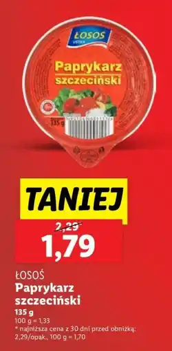Lidl Paprykarz szczeciński Łosoś oferta