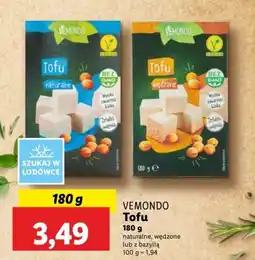 Lidl Tofu naturalne/wędzone Vemondo oferta