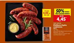 Lidl Kiełbasa śląska codzienna Grill&Fun oferta