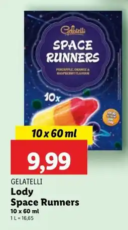 Lidl Lody GELATELLI Space Runners oferta