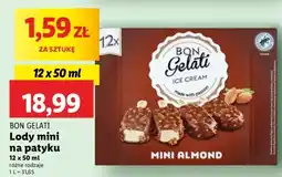Lidl Lody BON GELATI mini na patyku oferta
