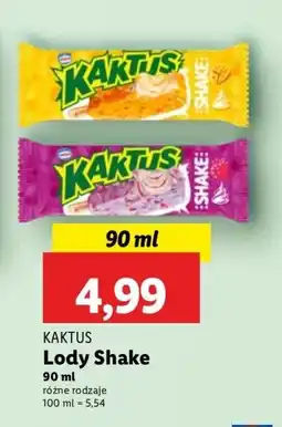 Lidl Lody KAKTUS Shake oferta