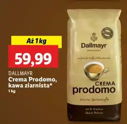 Lidl Kawa ziarnista Dallmayr Crema Prodomo oferta