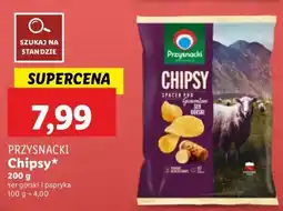 Lidl Chipsy Przysnacki ser górski i papryka oferta