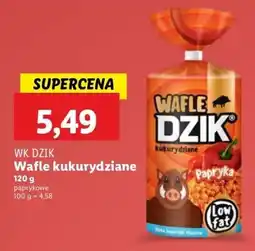 Lidl Wafle kukurydziane WK Dzik paprykowee oferta