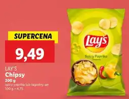 Lidl Chipsy Lay's spicy paprika oferta