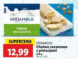 Lidl Chałwa sezamowa z pistacjami Eridanous oferta