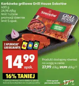 Delikatesy Centrum Karkówka grillowa Grill House Sokołów oferta