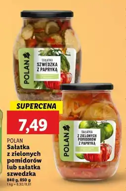 Lidl Sałatka z zielonych pomidorów Polan oferta