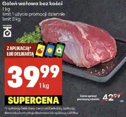 Delikatesy Centrum Goleń wołowa bez kości Delikatesy Centrum oferta
