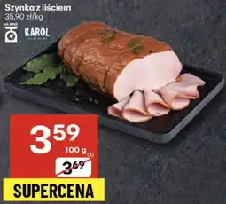 Delikatesy Centrum Szynka z liściem Karol oferta