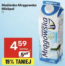 Delikatesy Centrum Maślanka Mrągowska Mlekpol oferta
