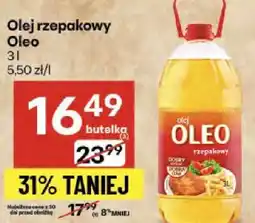 Delikatesy Centrum Olej rzepakowy Oleo oferta