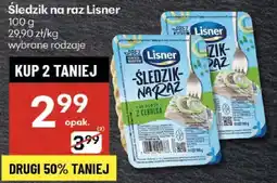 Delikatesy Centrum Śledź na raz Lisner oferta