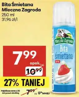 Delikatesy Centrum Bita śmietana Mleczna Zagroda oferta