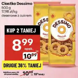 Delikatesy Centrum Ciastka Dessimo deserowe z cukrem oferta