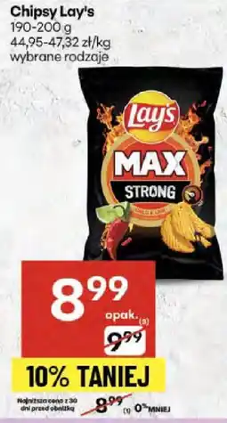 Delikatesy Centrum Chipsy Lay's Max Strong oferta