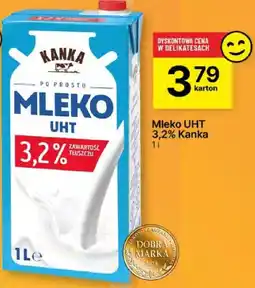 Delikatesy Centrum Mleko UHT 3,2% Kanka oferta
