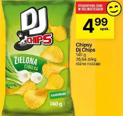 Delikatesy Centrum Chipsy DJ Chips zielona cebulka oferta