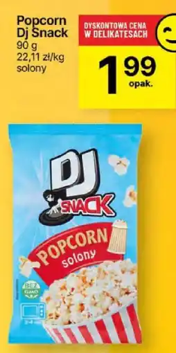 Delikatesy Centrum Popcorn DJ Snack solony oferta