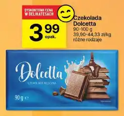 Delikatesy Centrum Czekolada Dolcetta mleczna oferta