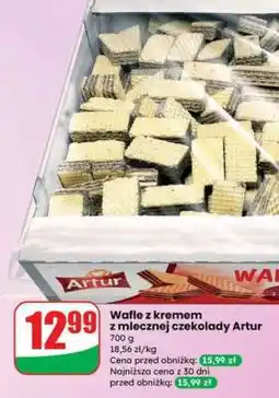 Dino Wafle z kremem z mlecznej czekolady Artur oferta