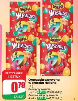Dino Oranżada czerwona w proszku Hellena oferta