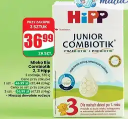 Dino Mleko Bio Combiotik 2, 3 Hipp oferta