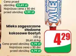 Dino Mleko zagęszczone słodzone kokosowe Gostyń oferta