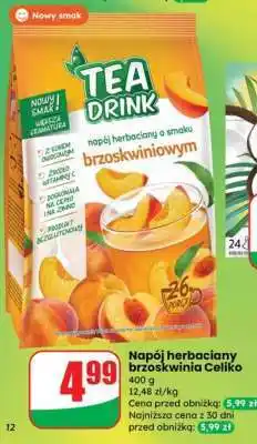 Dino Napój herbaciany brzoskwinia Celiko oferta