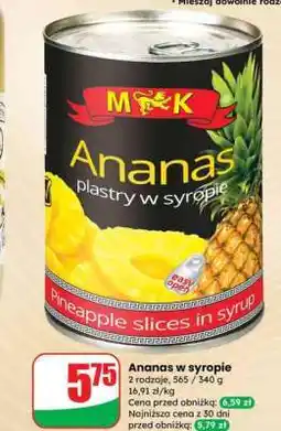 Dino Ananas w syropie oferta