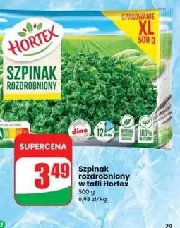 Dino Szpinak rozdrobniony w tafli Hortex oferta