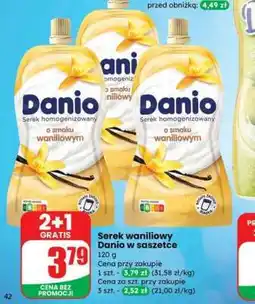 Dino Serek waniliowy Danio w saszetce oferta