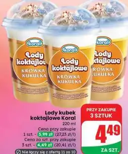 Dino Lody kubek koktajlowe Koral oferta