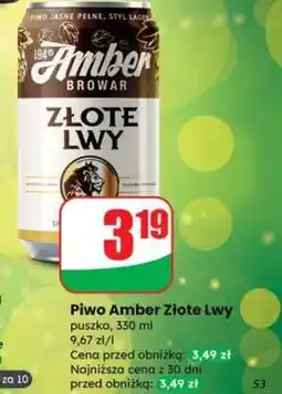 Dino Piwo Amber Złote Lwy oferta