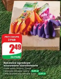 Dino Rękawice ogrodowe wzorowane szorstkowane oferta