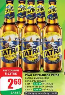 Dino Piwo Tatra Jasne Pełne oferta