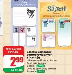 Dino Zestaw karteczek samoprzylepnych z licencją oferta