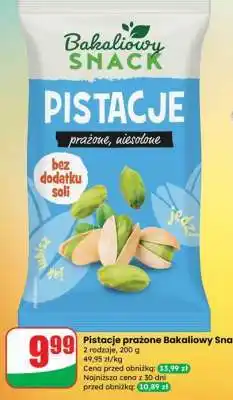 Dino Pistacje prażone Bakaliowy Snack oferta