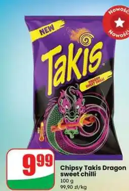 Dino Chipsy Takis Dragon sweet chilli oferta