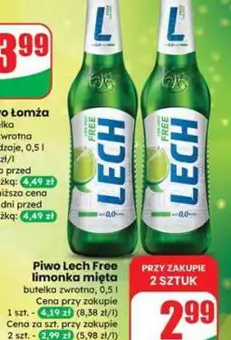 Dino Piwo Lech Free limonka mięta oferta