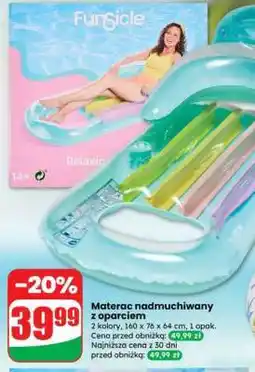Dino Materac nadmuchiwany z oparciem oferta