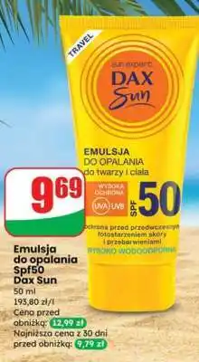 Dino Emulsja do opalania SPF50 Dax Sun oferta
