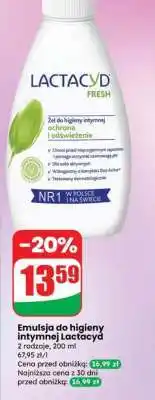 Dino Emulsja do higieny intymnej Lactacyd oferta