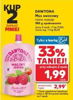 Kaufland DAWTONA Mus owocowy oferta