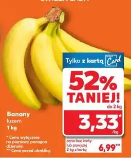 Kaufland Banany luzem 1 kg oferta